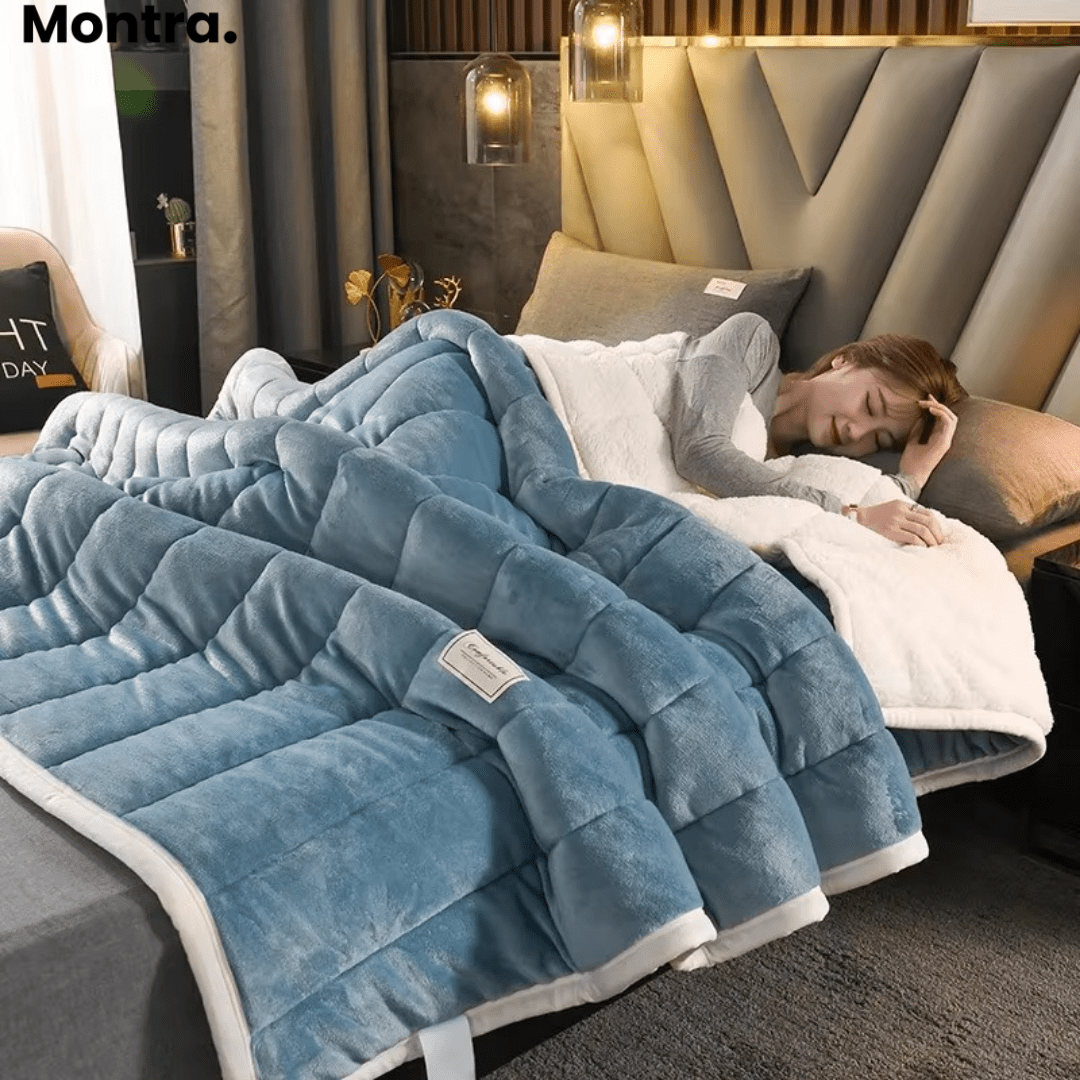 ComfyFleece™ | Plush Wool Blanket - Montra USA