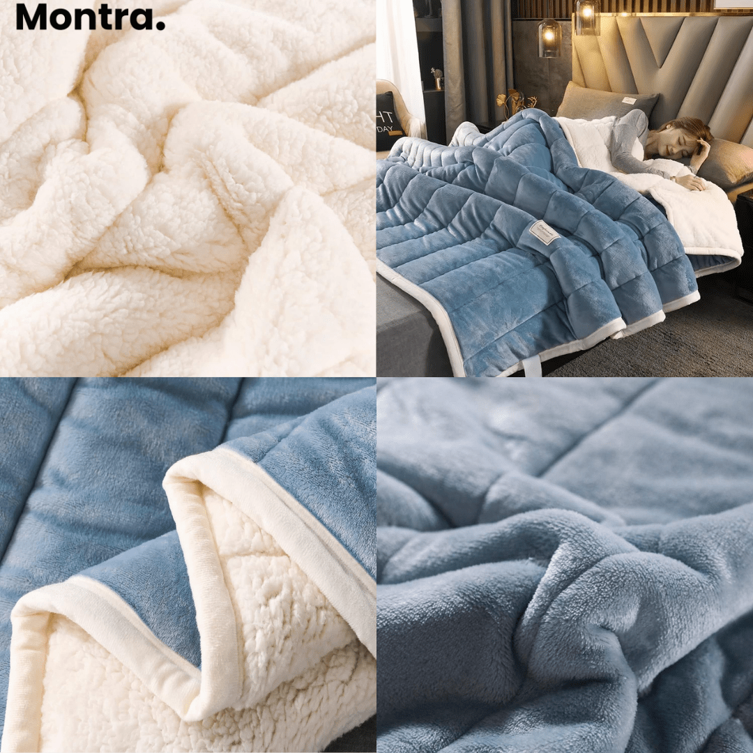 ComfyFleece™ | Plush Wool Blanket - Montra USA