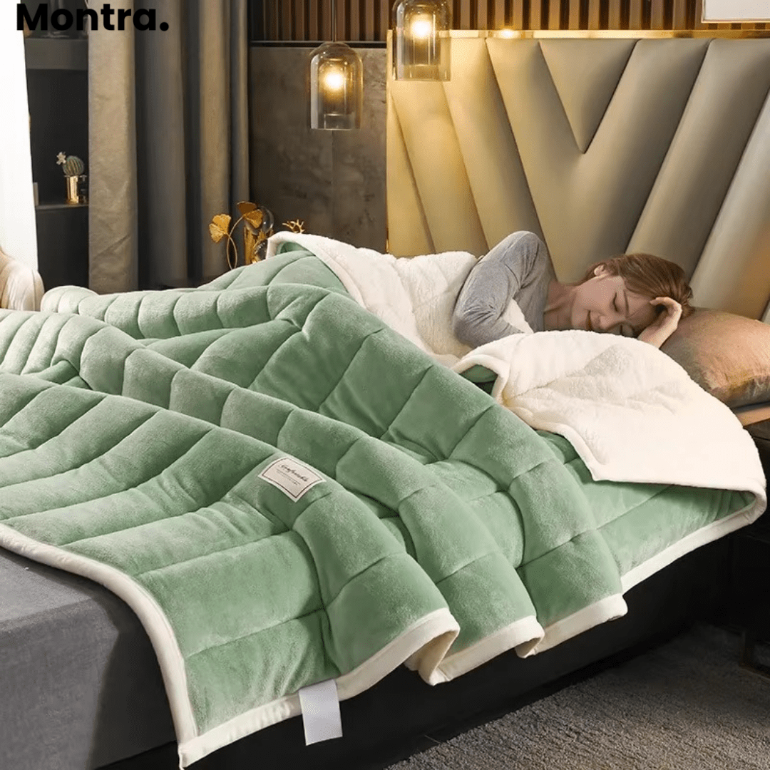 ComfyFleece™ | Plush Wool Blanket - Montra USA