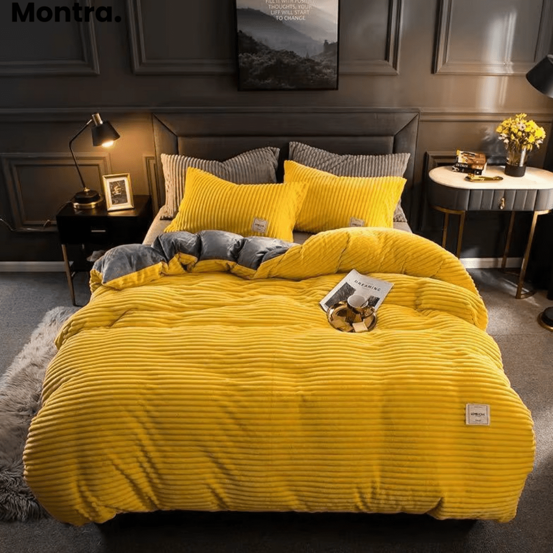 Velvet Fleece Duvet Cover - Montra USA