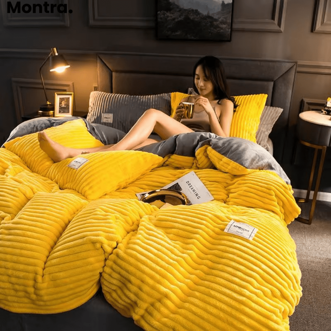Velvet Fleece Duvet Cover - Montra USA